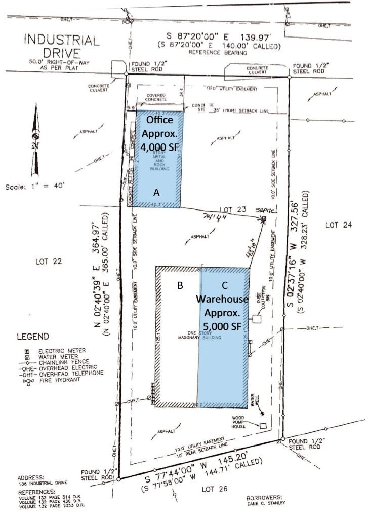 site plan 136 industrial dr